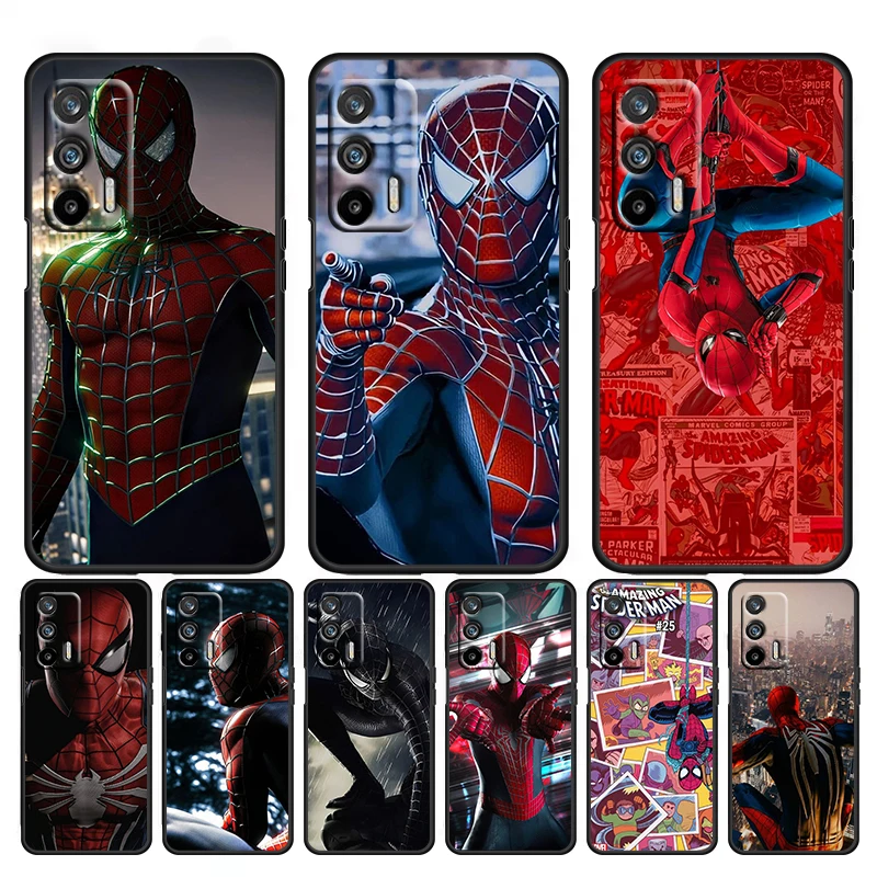Marvel Spiderman Cool Per Oppo Reno 7 Pro Se Z 6 Lite Pro 5 Lite 4 Lite Z 2 Z 4G 5G Custodia Morbida In Silicone Nero Per Telefono