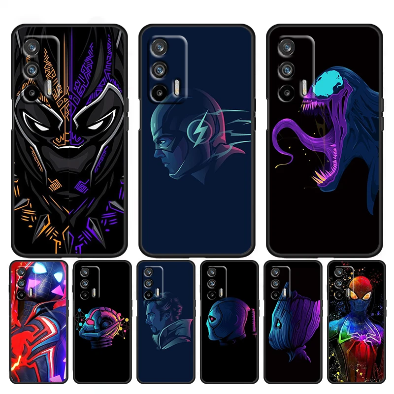 Avengers Spiderman Cool Per Oppo Reno 7 Pro Se Z 6 Lite Pro 5 Lite 4 Lite Z 2 Z 4G 5G Custodia Morbida In Silicone Nero Per Telefono