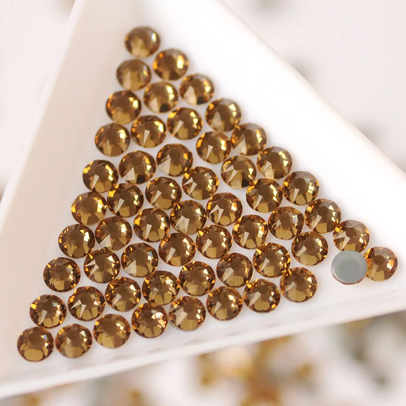Yanruo 2088Hf Lt Colorado Topaz 8Big 8Small Diamond Craft Decor Cucito Strass Pietre Per Ricamo Applique Dress