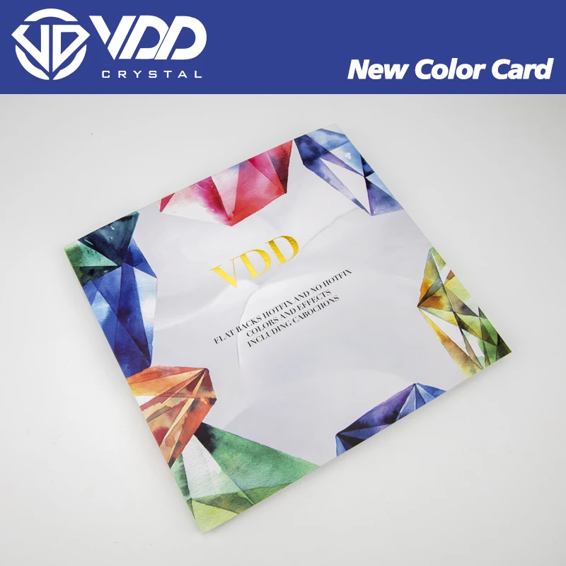 Vdd New Color Chart Aaaaa Crystal Rhinestone High Quality Hot Fix/Non Hotfix Stones Color Card Per Il Confronto Scegli Vari Colori