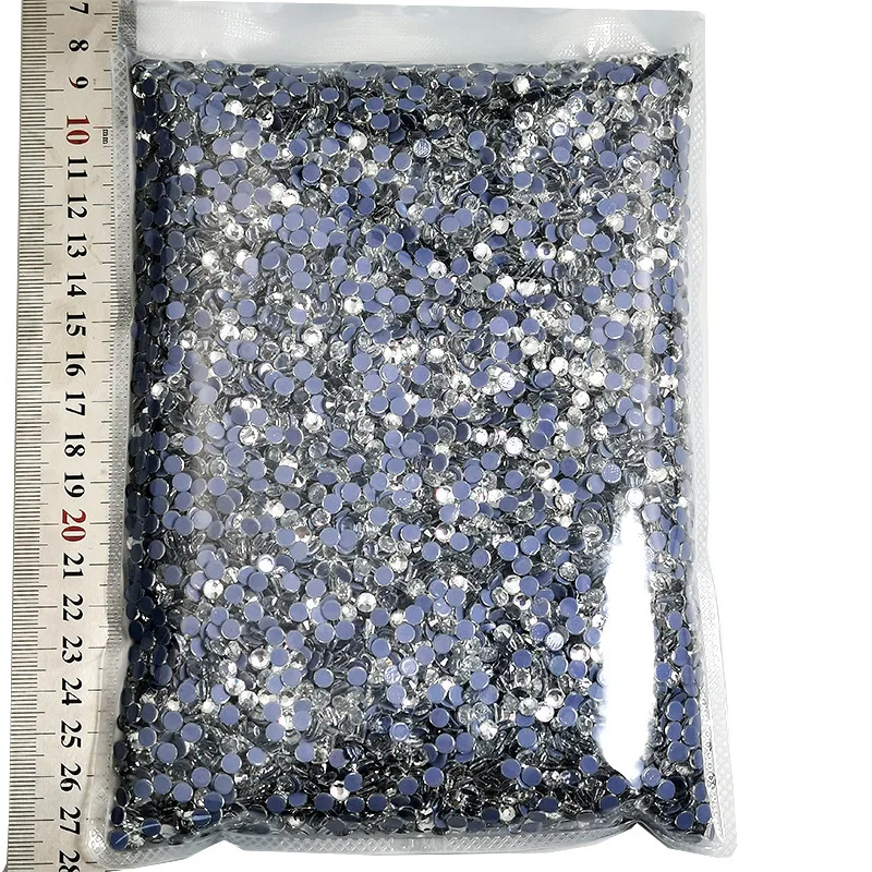 Ss3-Ss50 Big Bag Bulk Dmc All'Ingrosso Glitter Crystal Ab Hotfix Strass Strass Ferro Su Pietra Per La Decorazione Dell'Indumento