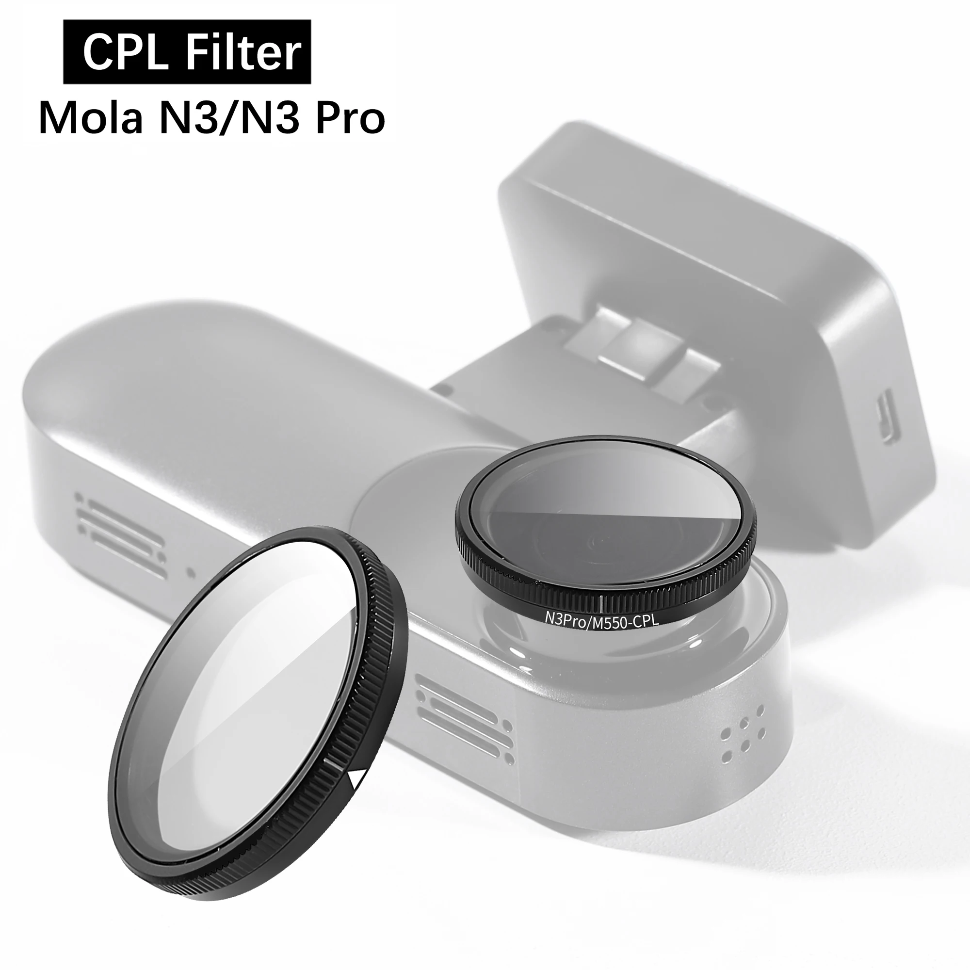 Per Ddpai Dash Cam Mola N3 Hd Lens Protezione Antipolvere Filtro Antiriflesso Cpl Per Adesivo Statico Ddpai N3 Pro