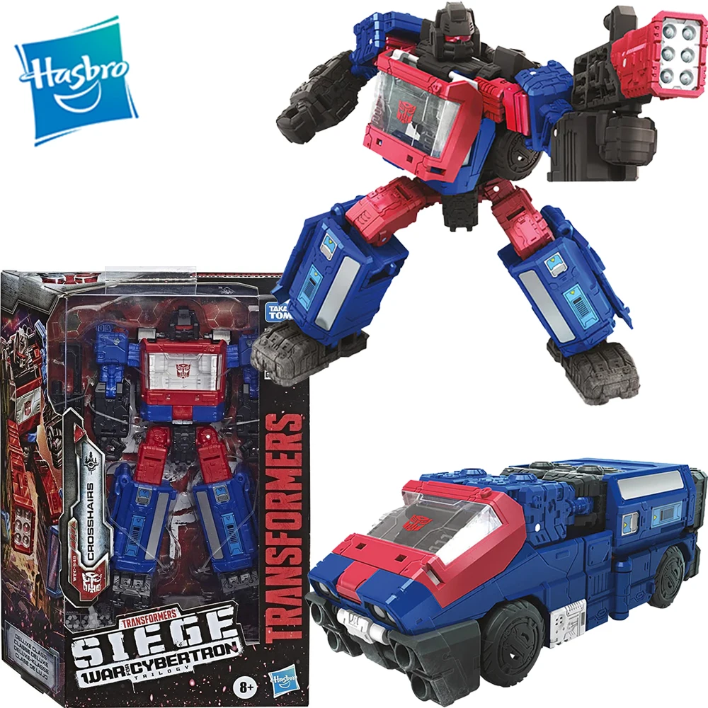 Novità Transformers Generations War For Cybertron Siege Deluxe Wfc-S49 Crossshairs Action Figure Collection Model Toy Gift