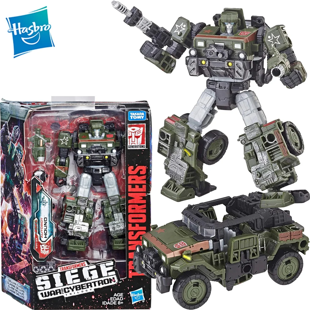 Novità Transformers Generations War For Cybertron: Siege Deluxe Class Wfc-S9 Autobot Hound Action Figure Collection Model Toys