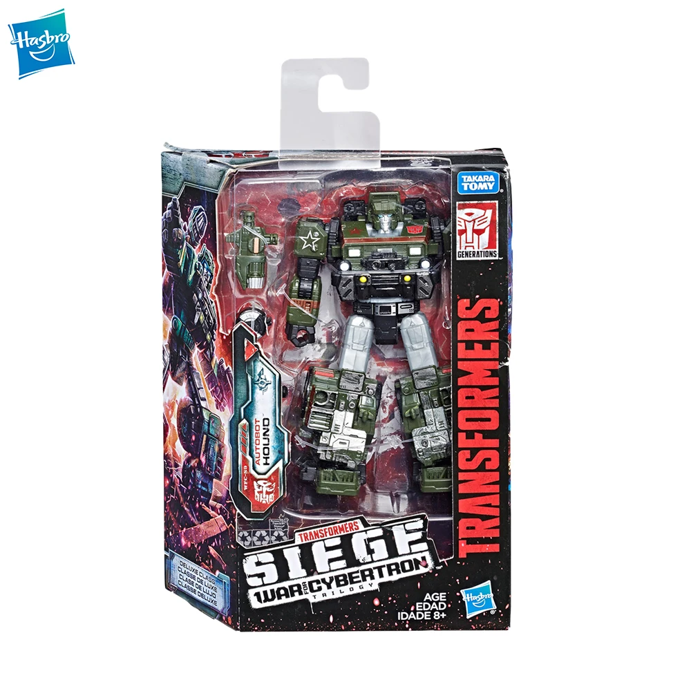 Original Poly Transformers Siege Deluxe Class Wfc-S9 Autobot Hound 130Mm Anime Action Figures Modello Da Collezione Regali Giocattolo