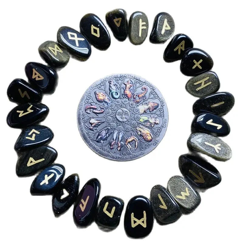 Aaaa + Natural Rrose Crystal Rune Blacks Stone Divinazione Irregolare Fortune-Telling Healing Meditation Gift Collection