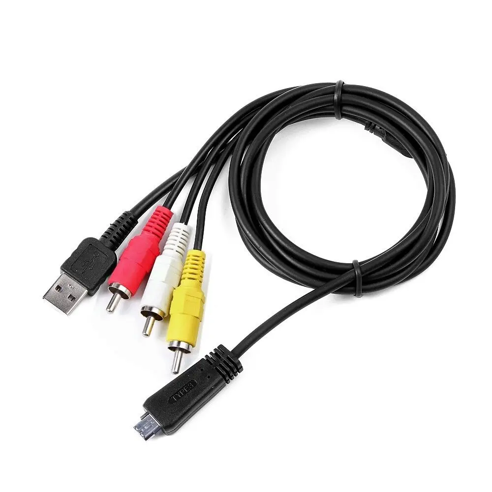 Per Vmc-Md3 Vmcmd3 Sony Usb & A/V Audio Video Rca-Hx9, Dsc-Hx9V, Dsc-Hx100, Dsc-Hx100V Dsc-W350 Multi-Uso Cavo Terminale