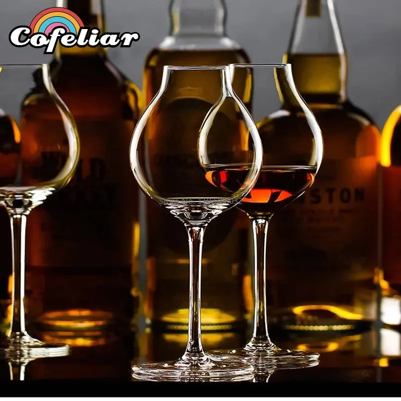 2 Pz Gran Bretagna Blender Professional Bartender Scotch Whisky Crystal Calice Cup Bud Whisky Chivas Regal Wine Tasting Glass Bar