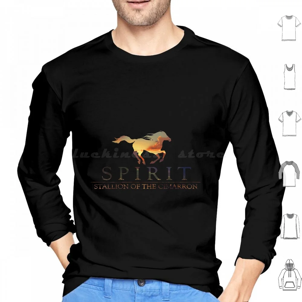 Spirit Stallion Of The Cimarron Felpe Con Cappuccio Manica Lunga Harley Music Summer Of 69 Spirit Spirit Stallion Of The Cimarron