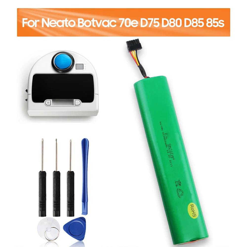 Batteria Di Ricambio Neato 205-0012 Per Neato Botvac 70 70E D75 D80 D8 D85 85S D7500 Robot Spazzante