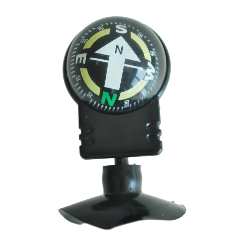 Bussola Cruscotto Dash Mount Navigazione Auto Barca Camion Aspirazione Nero