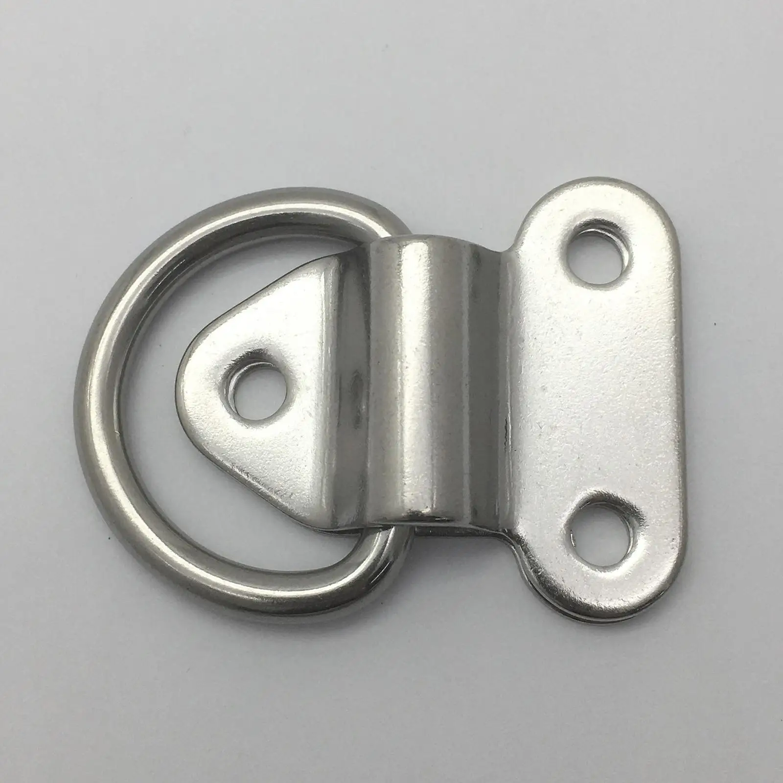 Pieghevole Deck Pad Eyes Lashing D Ring High Polished Tie Down Point Anchor Pull Ring Per Nave Trailer Marine Boat Truck Yacht