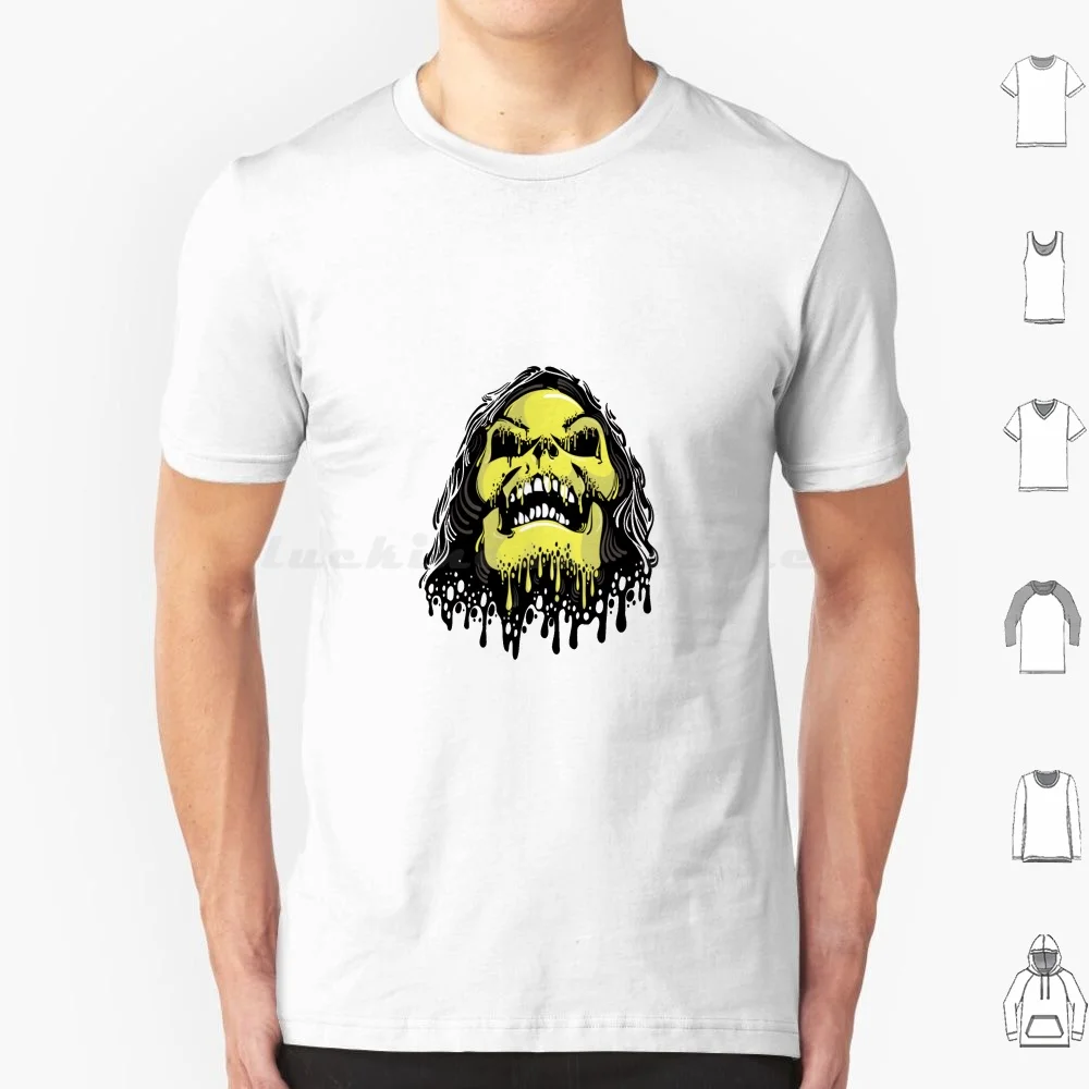 Maglietta Skeletor Cotone Uomo Donna Stampa Fai Da Te Skeletor Mrp Vector