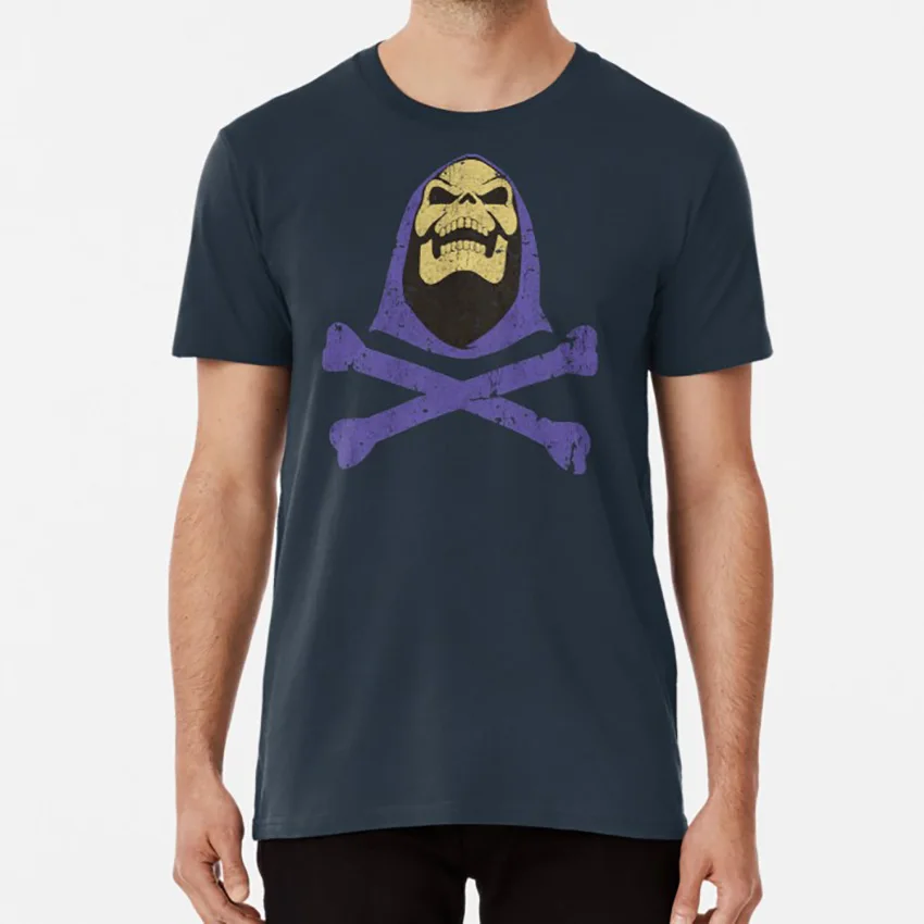 Skeletor & Crossbones T Shirt Skeleton Death Skull And Crossbones Skull Halloween Vintage Anni '80 Toys Anni '80 Film 1980S I Have