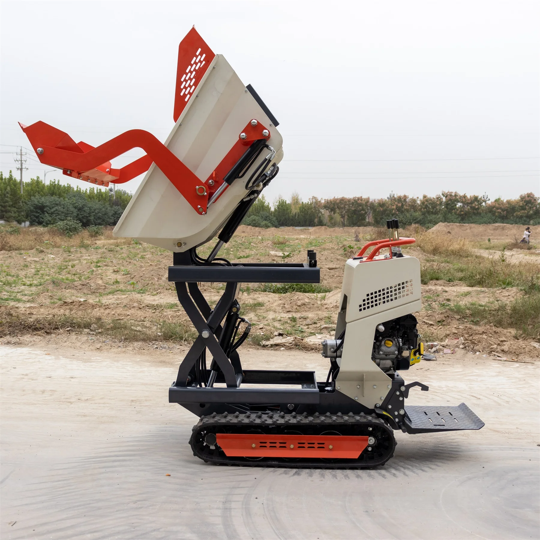 Mini Dumper Per Macchine Da Giardino Autocaricante Dumper Cingolato Mini Dumper Di Sollevamento Da 500Kg