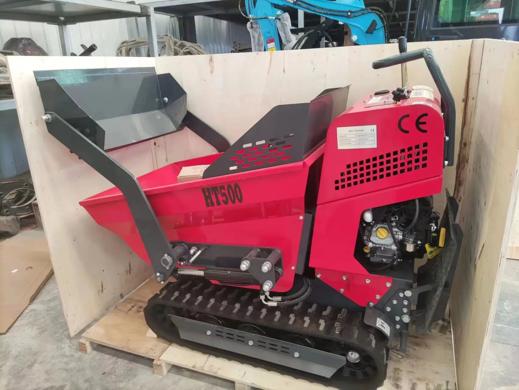 Mini Dumper Cingolato Per Trattore Agricolo Mini Dumper 4 X4 Cina 500Kg Capacità Di Carico Mini Dumper A Benzina Da Giardino