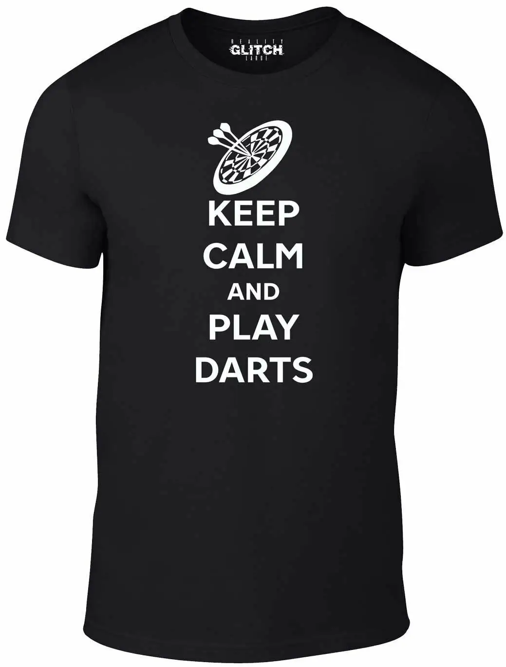 Keep Calm Play Darts T-Shirt-Divertente T Shirt Joke Sport Board Oche Pub Carry On