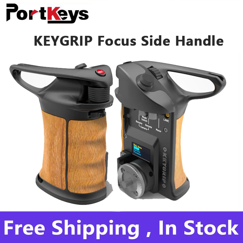 Portkeys Keygrip Handle Focus Side Bluetooth Modulo Di Controllo Wifi Impugnatura Per Sony Canon Bmpcc 4K 6K Zcam Red Tilta Camera