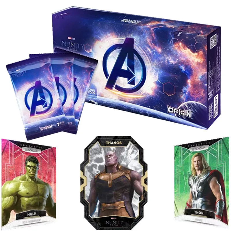 New Find Card Marvel Unlimited Legends Series Collection Card Iron Man Captain America Limited Anime Card Game Toy Gift