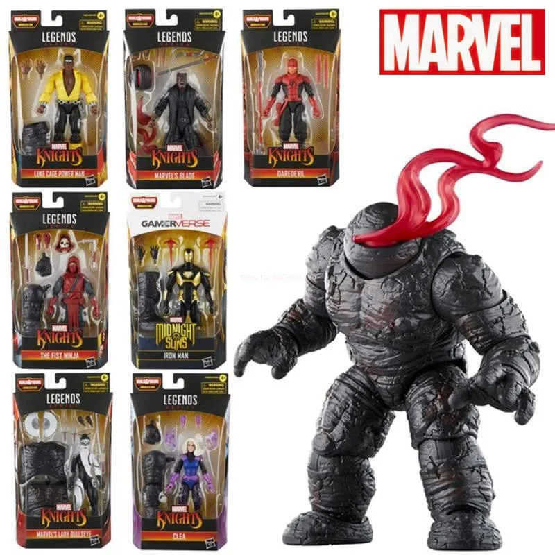Original Marvel Legends Action Figures Original 6 Pollici Marvel Knights Iron Man Marvel Blade The Fist Ninja Figures Toy Model
