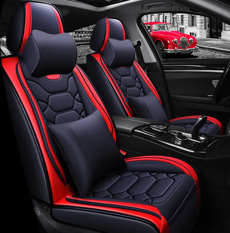 Universal Leather Car Seat Cover For Suzuki Ignis Wagon R Sx4 2008 Grand Vitara Jimny Swift Kizashi Accessories Seat Cover