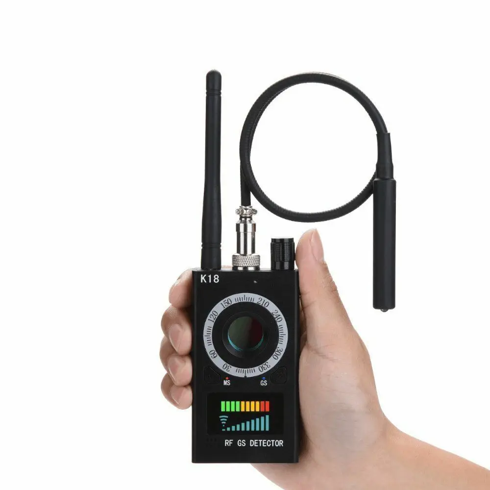 1Mhz-6.5Ghz Rf Signal Detector Gsm Device Finder Gps Tracker Laser Pinhole Scanning Lens Wireless Anti-Spy Anti Candid Scanner