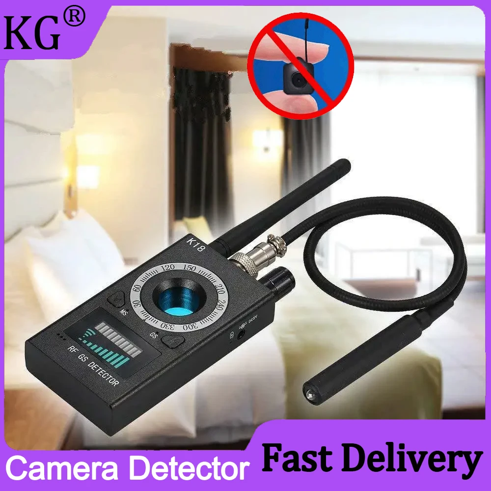 Rilevatore Di Telecamere Nascoste Anti Spia Segnale Rf Gsm Bug Wifi Obiettivo Della Fotocamera Rilevatore Laser Full-Range Tracker Segnali Finder Spy 