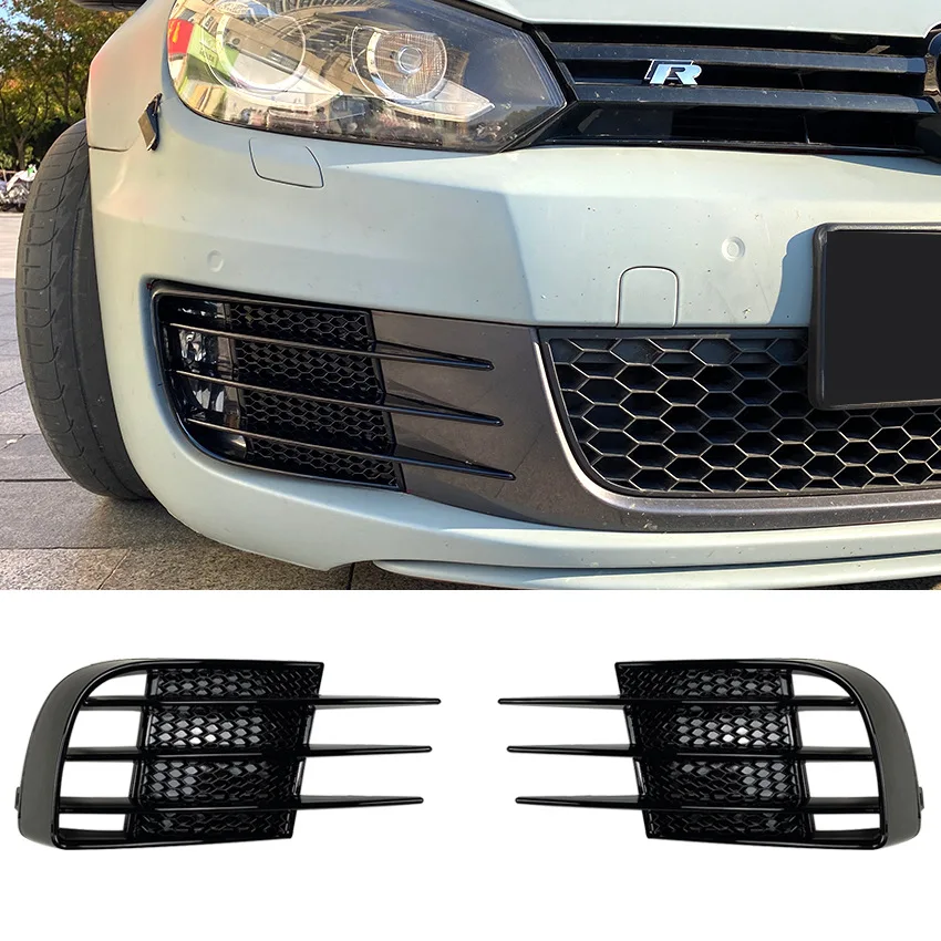 Per Vw Volkswagen Golf 6 Golf 6 High 6 Gti Gtd Fendinebbia Griglia Air Knife Decorazione Esterna Wing Body Kit Splitter Cover Trim