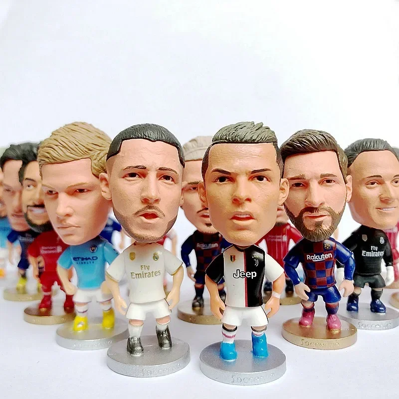 Nuovo Originale C.Ronaldo Messi Neymar Mbappe Coppa Della Fifa World Action Figure Cartoon Model Dolls Decoration Kids Birthday X-Mas Gifts