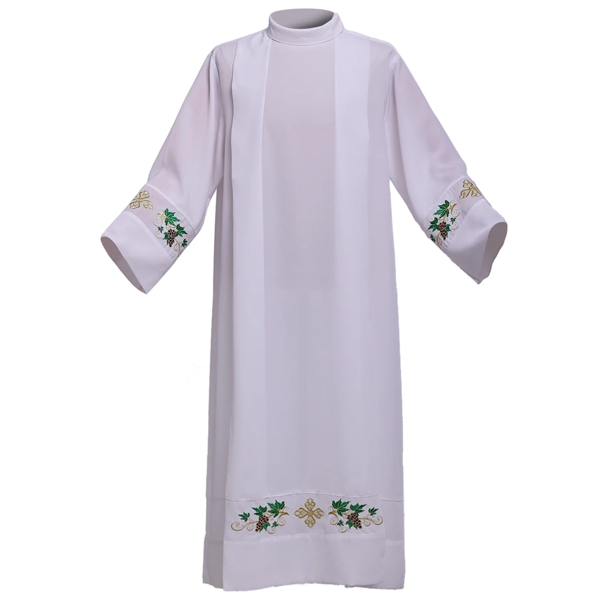 Costume Da Sacerdote Della Chiesa Cattolica Ricamato Surplice Cassock In Pizzo Alb Cotonico In Cotone