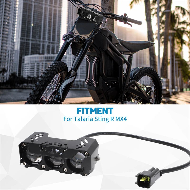 Per Talaria Sting R Mx4 Dirt Bike Plug N Play Light Bar Led Headlight Switch Kit Aggiornato Bici Fuoristrada Impermeabile