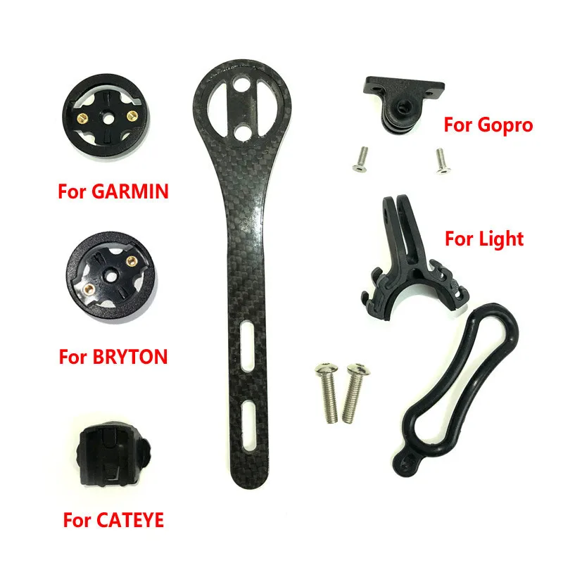 Bryton Rider Mount Per Garmin Edge 200 520 Bryton Rider310 330 530 / Cateye / Gopro Stand Fotocamera Ritmo E Luce Stand