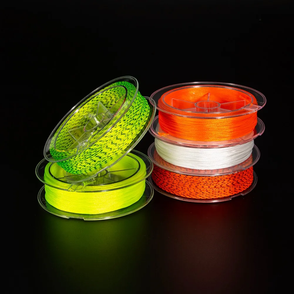20 / 30Lbs Supporto Per Linea Pesca Trota Loop Dacron 8 Lenze Intrecciate Supporto Intrecciato Dacron Fly Lines Accessori Per La Pesca