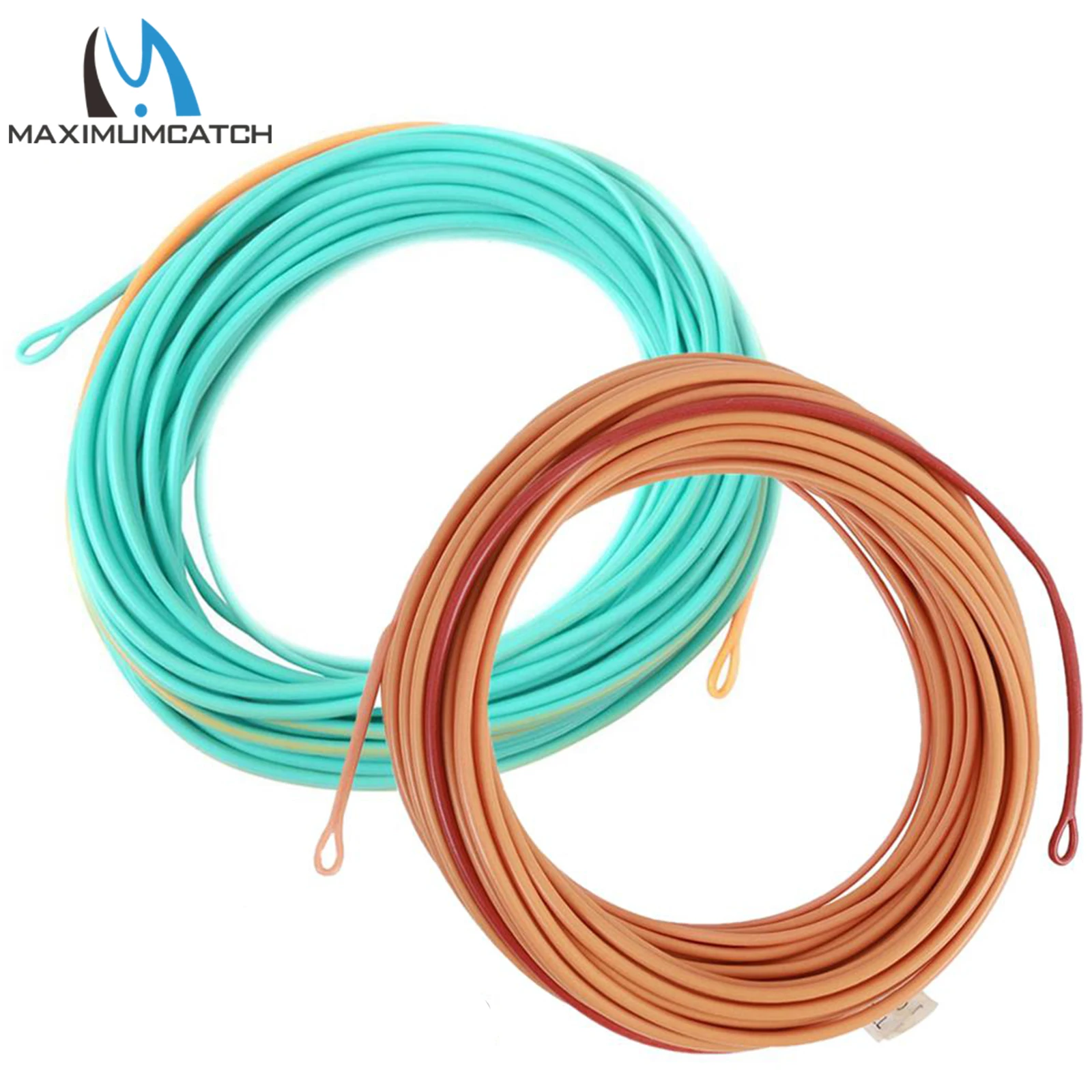 Maximumcatch Skagit Testa Di Tiro Linea Di Pesca A Mosca Con 2 Anelli Saldati 17-29Ft 200-650Gr Linea Di Mosca Galleggiante A Doppio Colore
