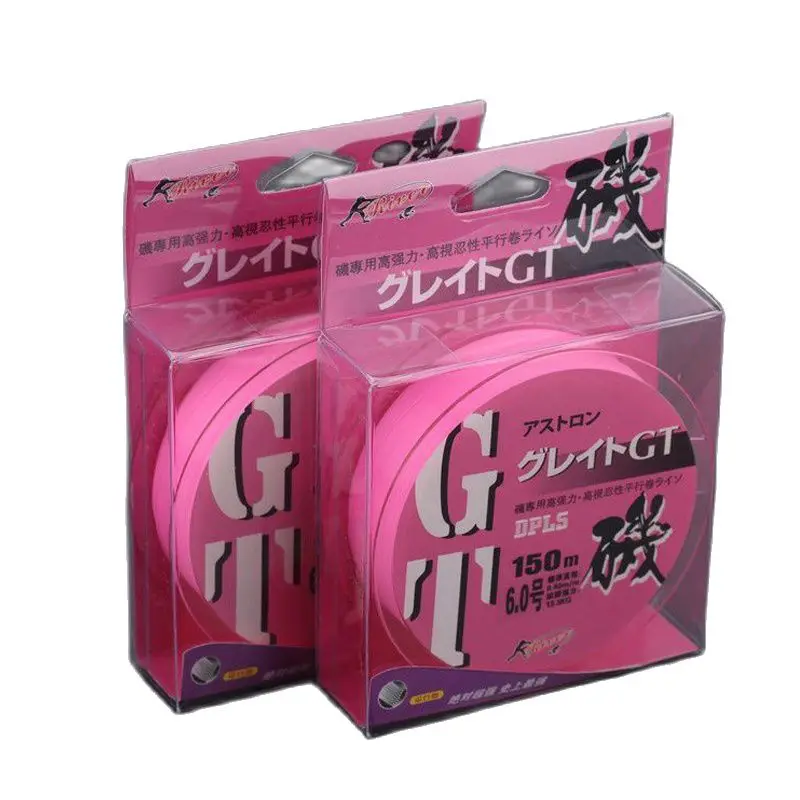 150M Pink Rock Fishing-Line Semi Floating Water Sea Pole Fishingl Line Monofilamento Nylon Lenza Pesca Per Snapper