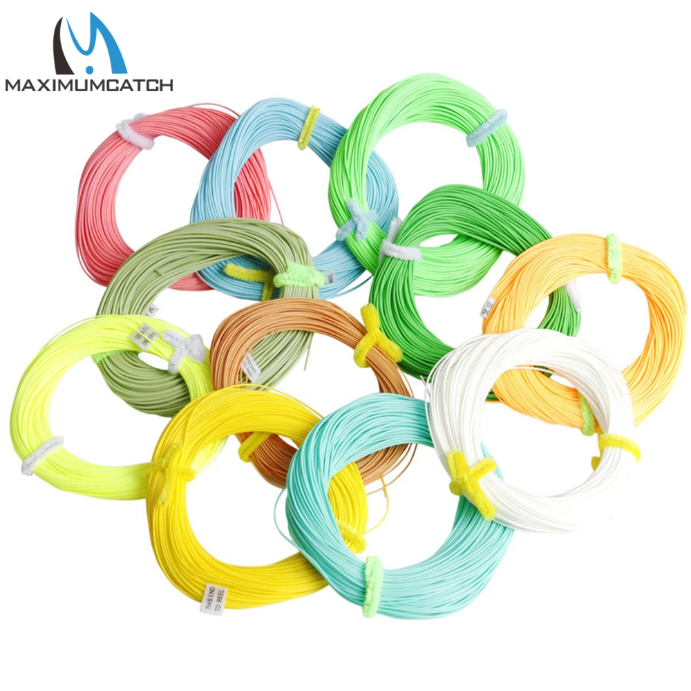 Maximumcatch Wf1F-Wf8F Fish Line Weight Forward Floating 100Ft Fly Fishing Line