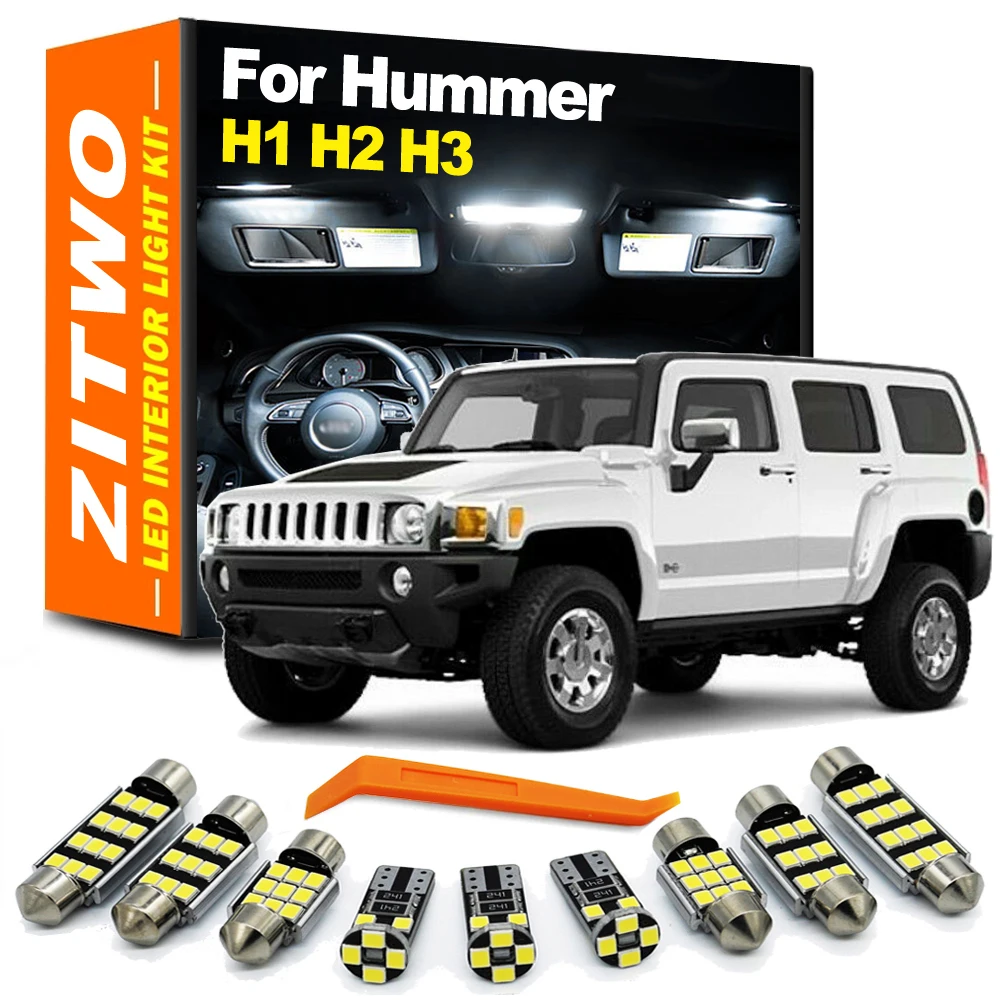 Zitwo Led Bulb Interior Dome Reading Map Light Kit Per Hummer H1 H2 H3 1992- 2004 2005 2006 2007 2008 2009 2010 Accessori Per Auto