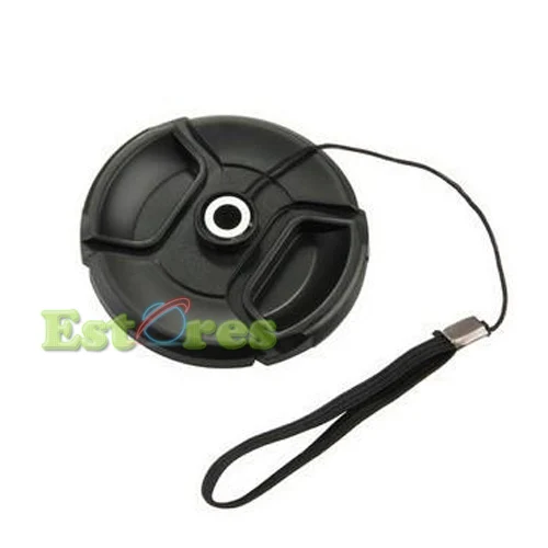2 In1 Copriobiettivo Keeper Holder + Snap-On Front 43 49 52 55 58 62 67 72 77 82Mm Lens Cap Copertina Per