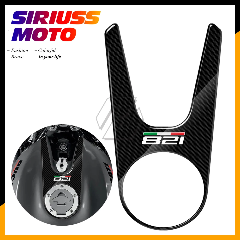 Custodia Protettiva Per Serbatoio Moto 3D Carbon-Look Per Ducati Monster 821 2015-2017