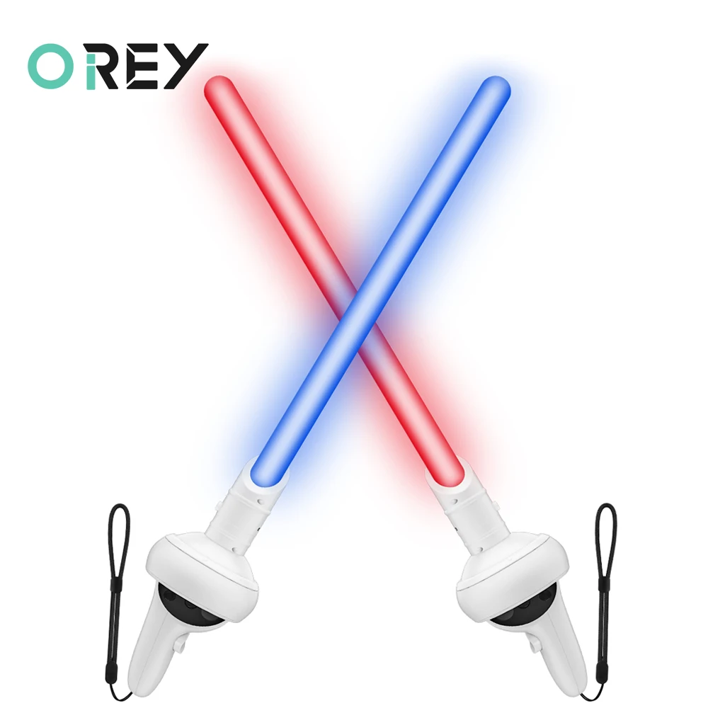 Per Beat Saber Handles Controller Per Oculus Quest 2 Lightsaber Extension Grips Vr Workout Games Per Oculus Quest2 Accessori