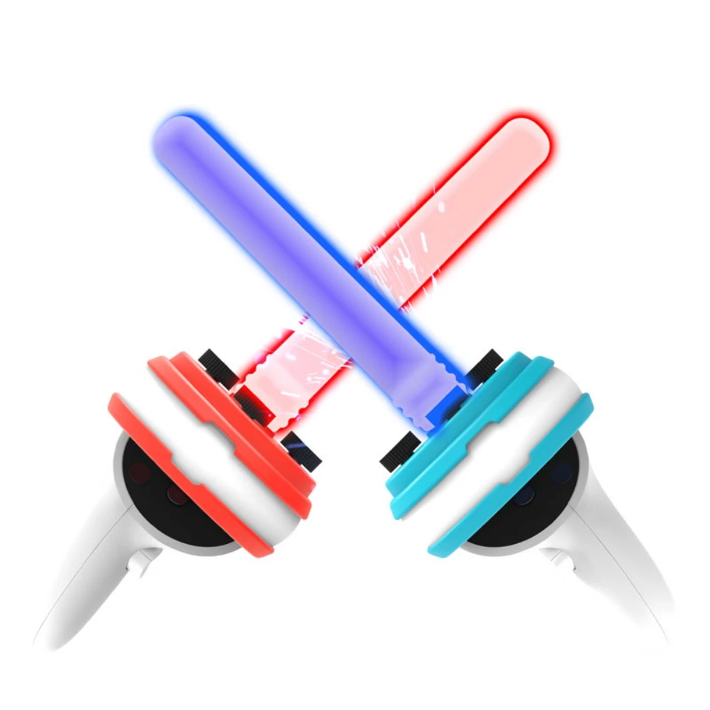 Right & Blue Beat Saber Handles Controller Per Oculus Quest 2 Dual Lightsaber Extension Grips Vr Workout Games Per Oculus Quest 2