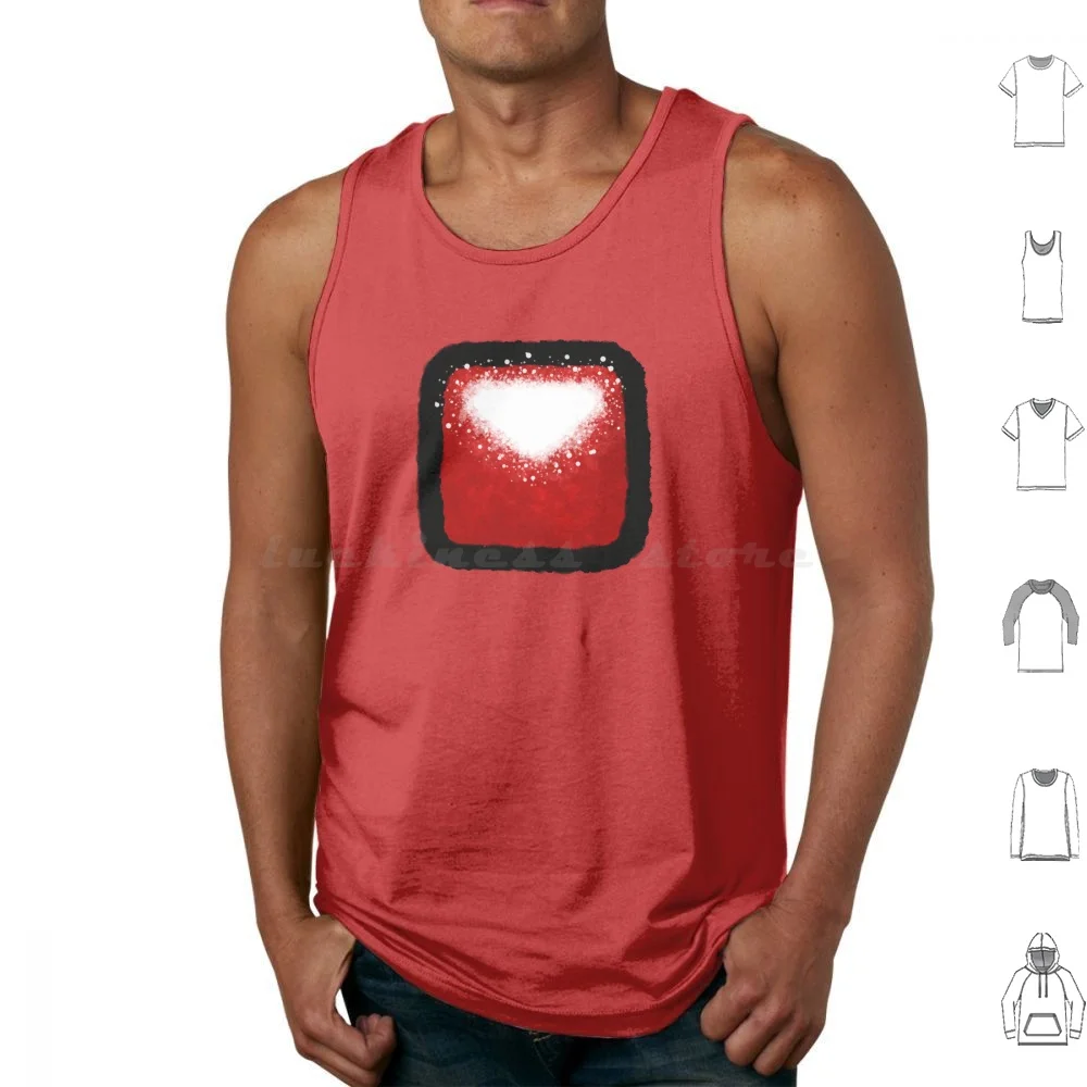 Red Beat Saber Cube Canotte Stampa Cotton Beat Saber Beat Saber Vr Vive Oculus Rift Steam Rhythm Game Music Cubes