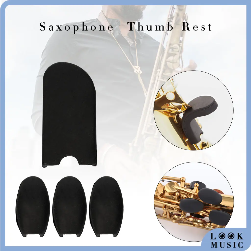 Look Sassofono Gomma Poggiapolsi Palm Key Pads Cuscini Finger Protector Tools Per Soprano Alto Tenore Sax Palm Key Riser