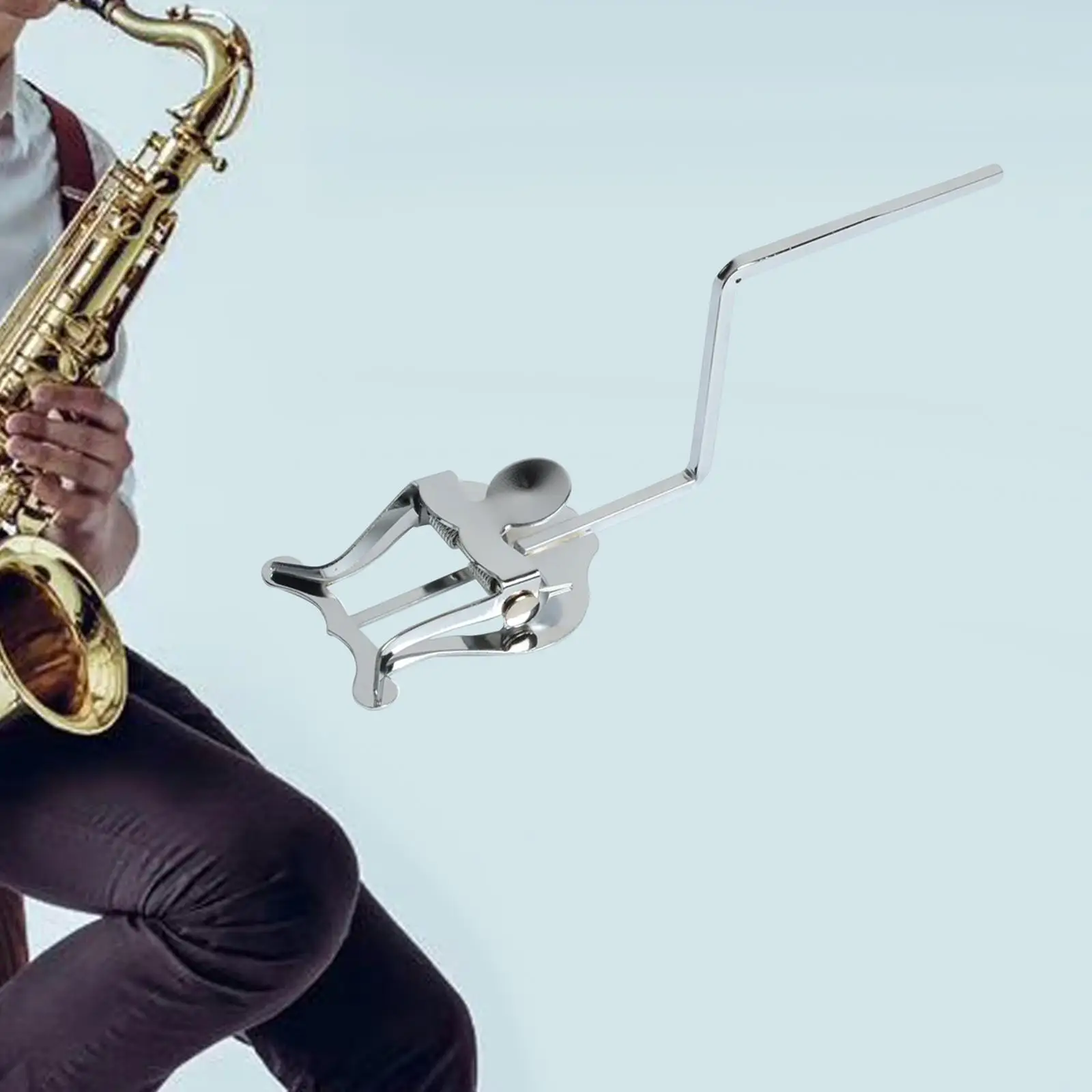 Marching Lyre Clamp On 0.16 Pollici Square Jack Durevole Metal Sheet Music Clip Stand Per Marching Band Alto Tenore Sax Lyre Principianti