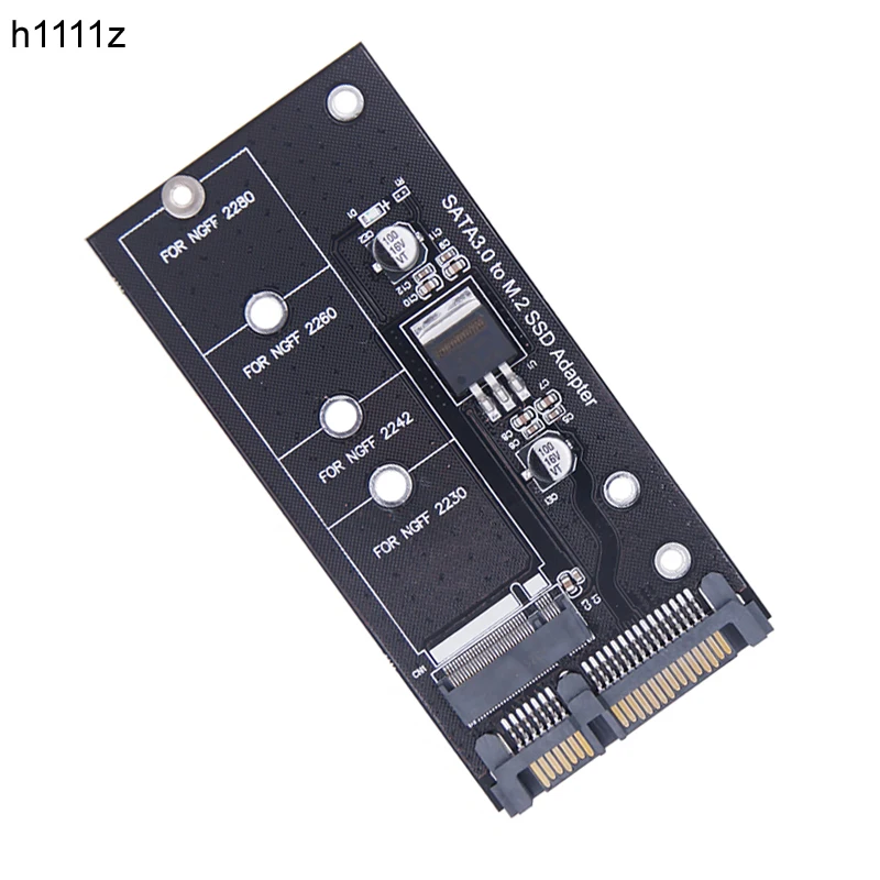 M2 Sata Adapter M2 A Sata Adapter Convertitore Da M.2 A Sata 2.5 "Sata3.0 6Gbps Riser Board B Key Support 2230 2242 2260 2280 M2 Ssd