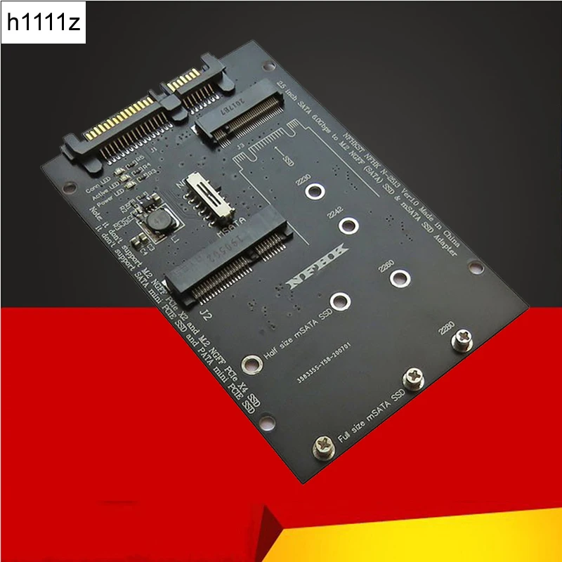 Adattatore Msata A Sata Adattatore Ssd Da M2 A Sata Sata M.2 Ngff Msata Ssd A Sata3.0 2.5 Adattatore M.2 Msata Ssd Riser Board Per Laptop