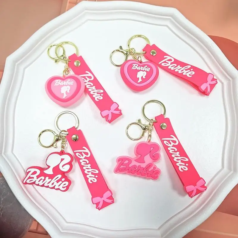 Portachiavi Barbie Cartoon Kawaii Anime Barbie Doll Ciondolo Cute Girl Bag Ciondolo Regalo Di Festa