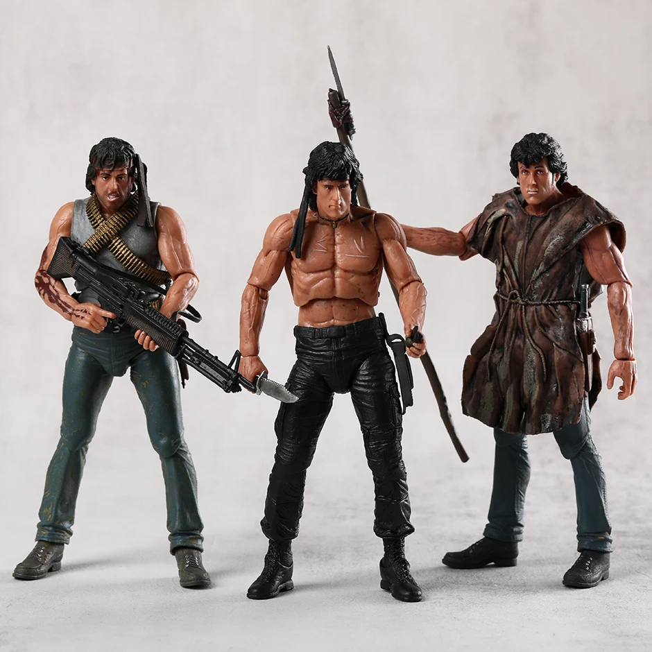 Neca Reel Toys Rambo First Blood John J. Rambo Action Figure