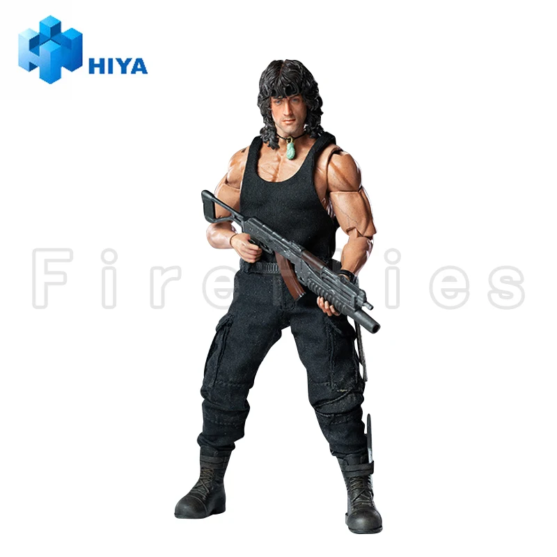 [Pre-Ordine] 1/12 Hiya Action Figure Exquisite Super Series Rambo Iii Rambo Anime Collection Model Toy Spedizione Gratuita
