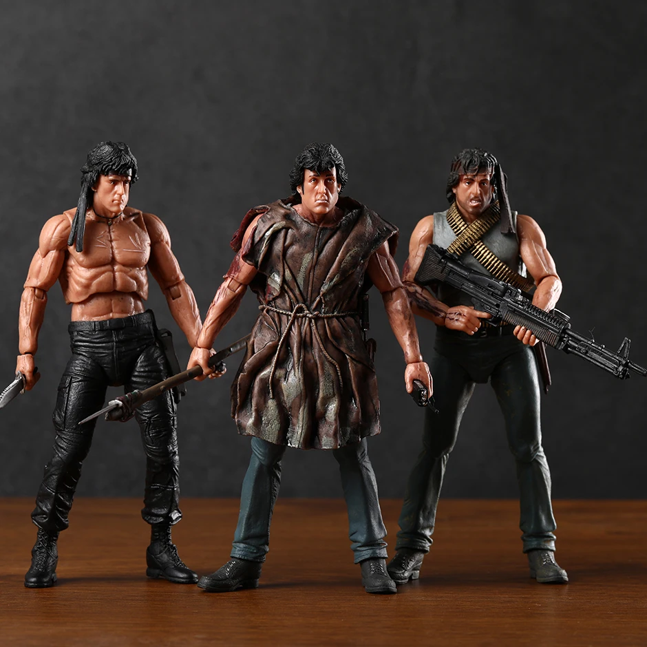 Neca Rambo First Blood Series John J Rambo 7 In Action Figure